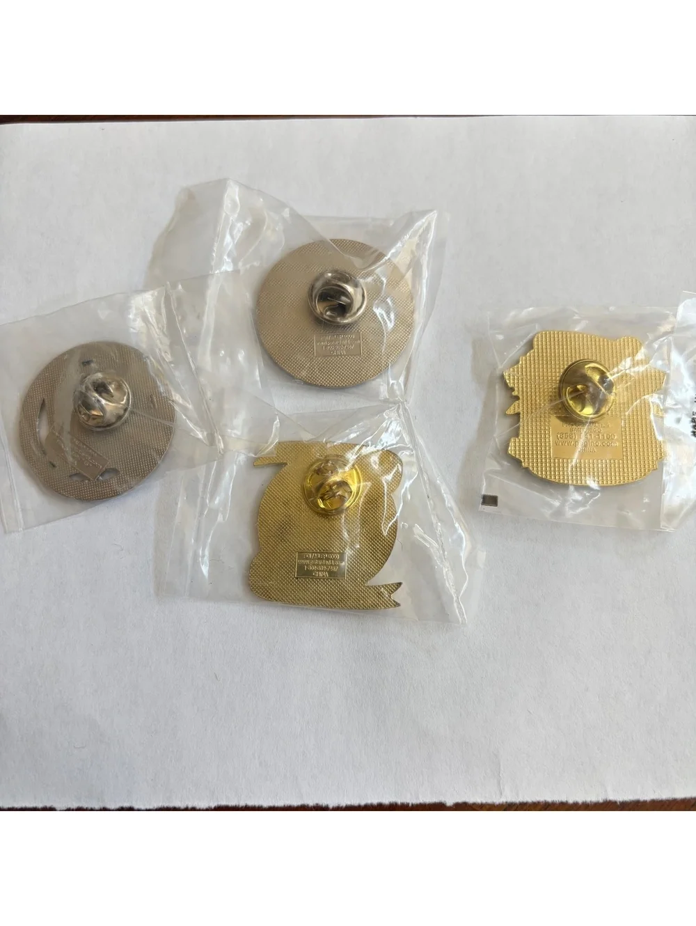 Lot of 4 San Diego Padres Lapel Pin Season Ticket Holder MLB Baseball Y2K 2000